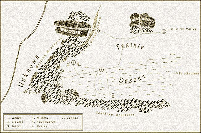 Map of the Western Desert